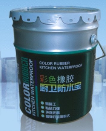 丽天-彩色橡胶厨卫防水涂料产品图片