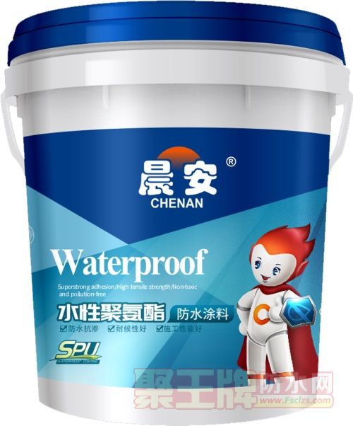 广东水性聚氨酯防水涂料生产厂家-晨安防水